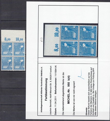 Michel 950 b piastra nuova - 950,