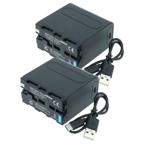 Batteria per sony f950 b - 2x,